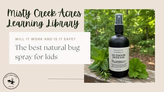natural bug spray outdoor defense vanilla misty creek acres