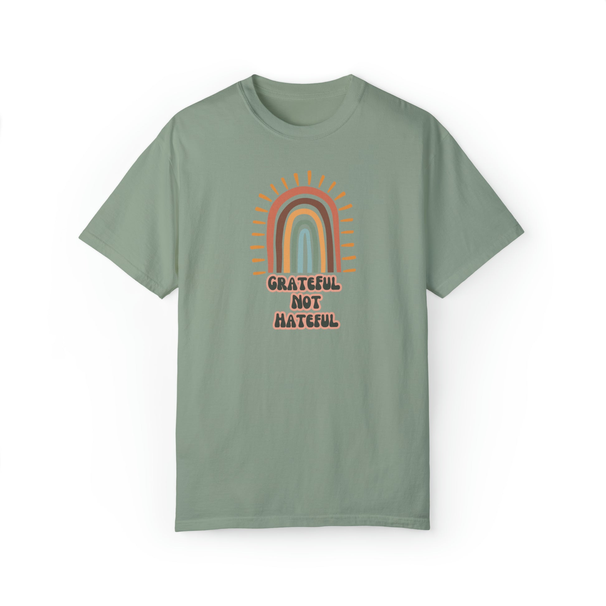 Grateful Not Hateful Rainbow T-Shirt, inclusivity shirt, rainbow shirt, LGBTQ shirt, rainbow apparel
