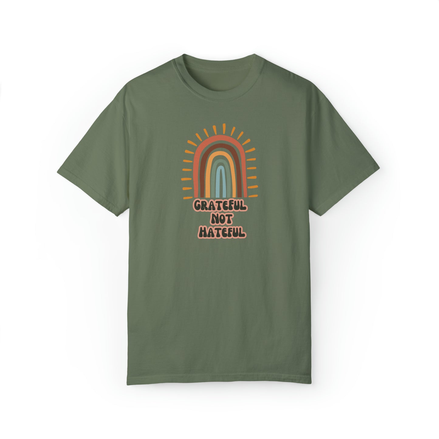 Grateful Not Hateful Rainbow T-Shirt, inclusivity shirt, rainbow shirt, LGBTQ shirt, rainbow apparel