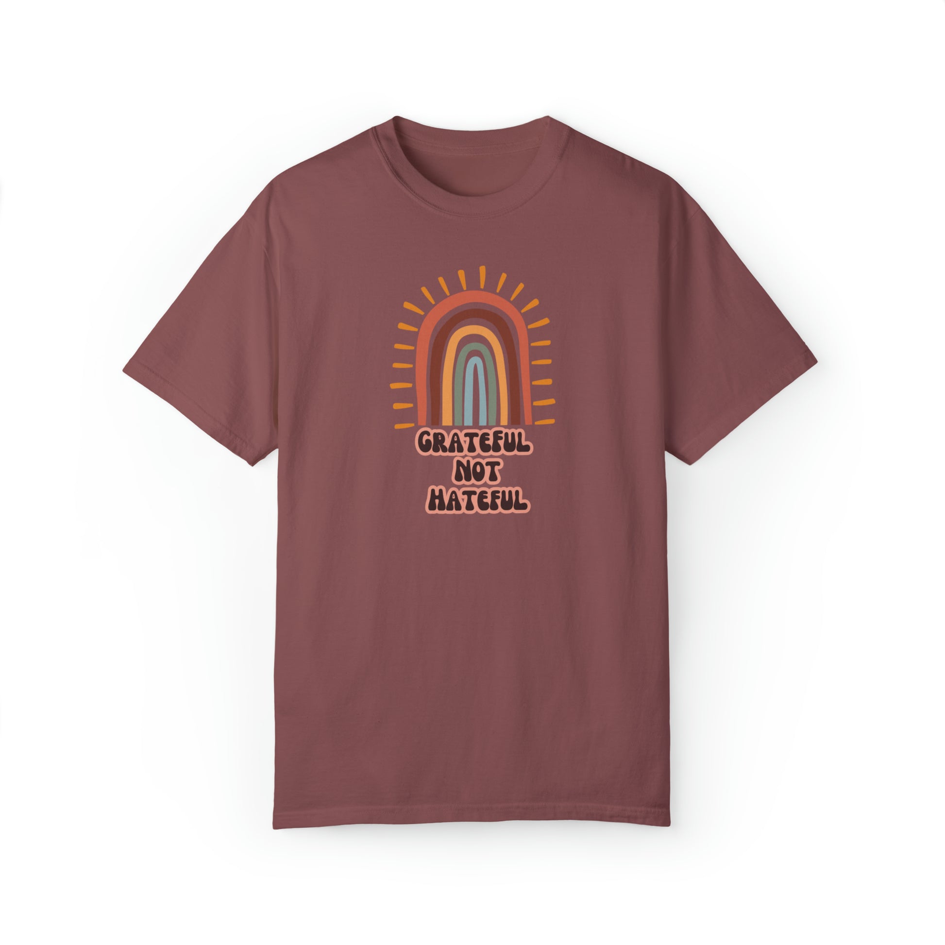 Grateful Not Hateful Rainbow T-Shirt, inclusivity shirt, rainbow shirt, LGBTQ shirt, rainbow apparel