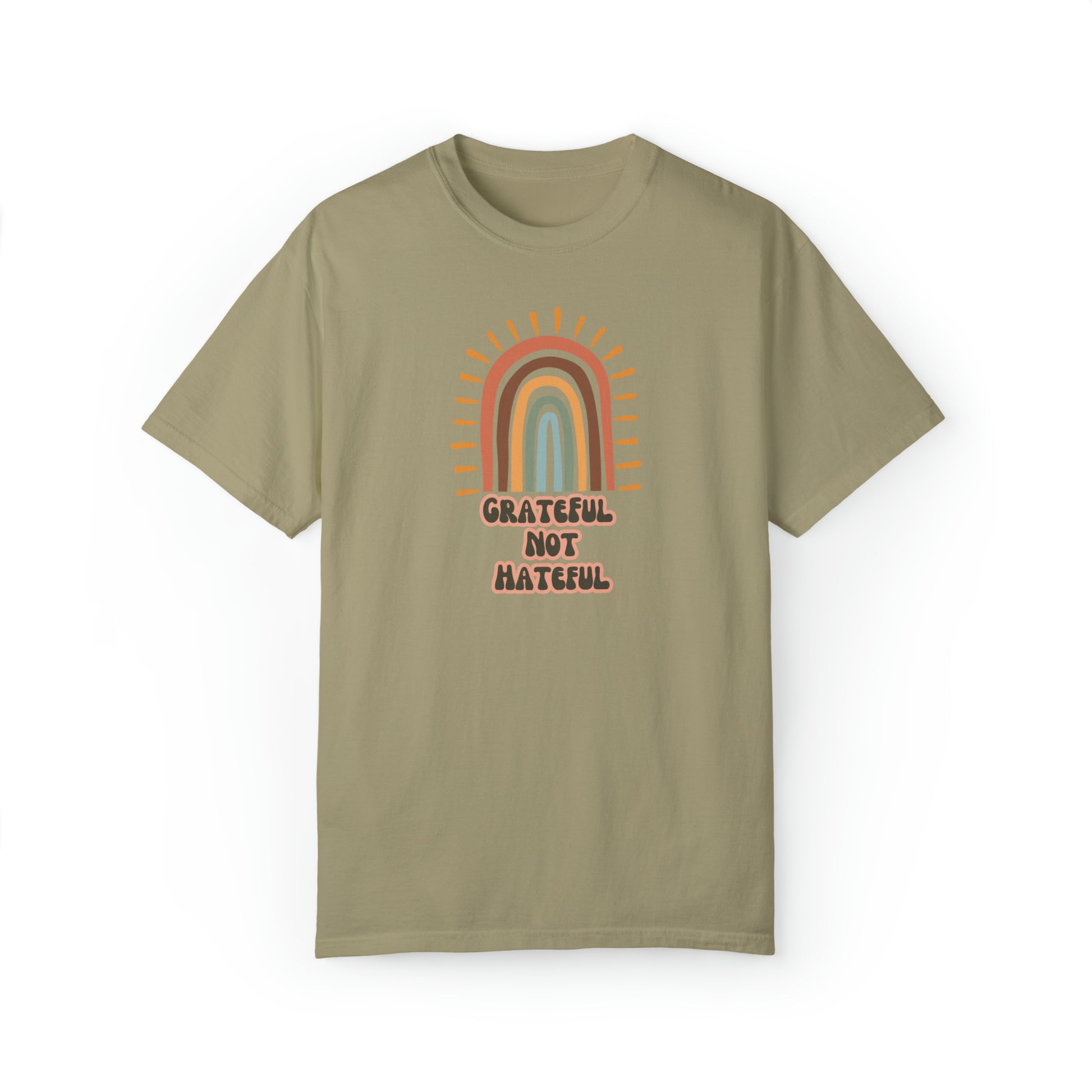 Grateful Not Hateful Rainbow T-Shirt, inclusivity shirt, rainbow shirt, LGBTQ shirt, rainbow apparel