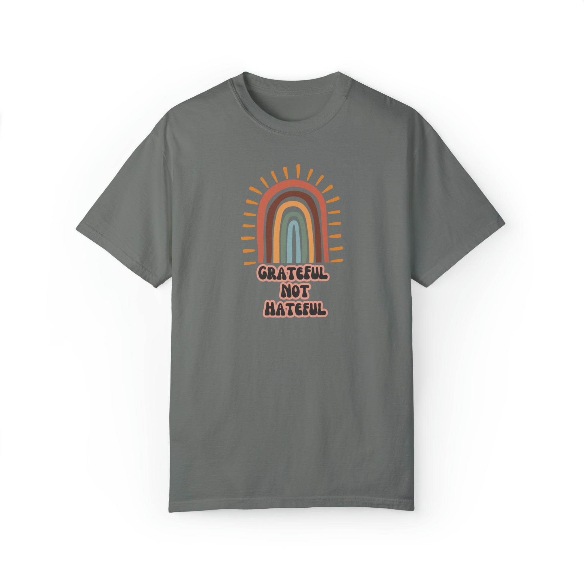 Grateful Not Hateful Rainbow T-Shirt, inclusivity shirt, rainbow shirt, LGBTQ shirt, rainbow apparel