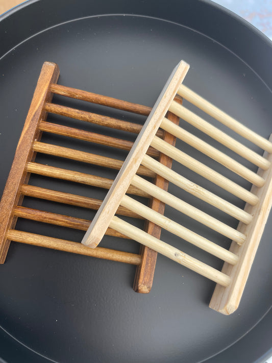 Bamboo Wood Soap Holder, Wooden Soap Dish Tray, Bathroom Wooden Soap Stand, Handmade Bathtub Shower Dish Accessories for Home Kitchen, Bamboo soap rest
