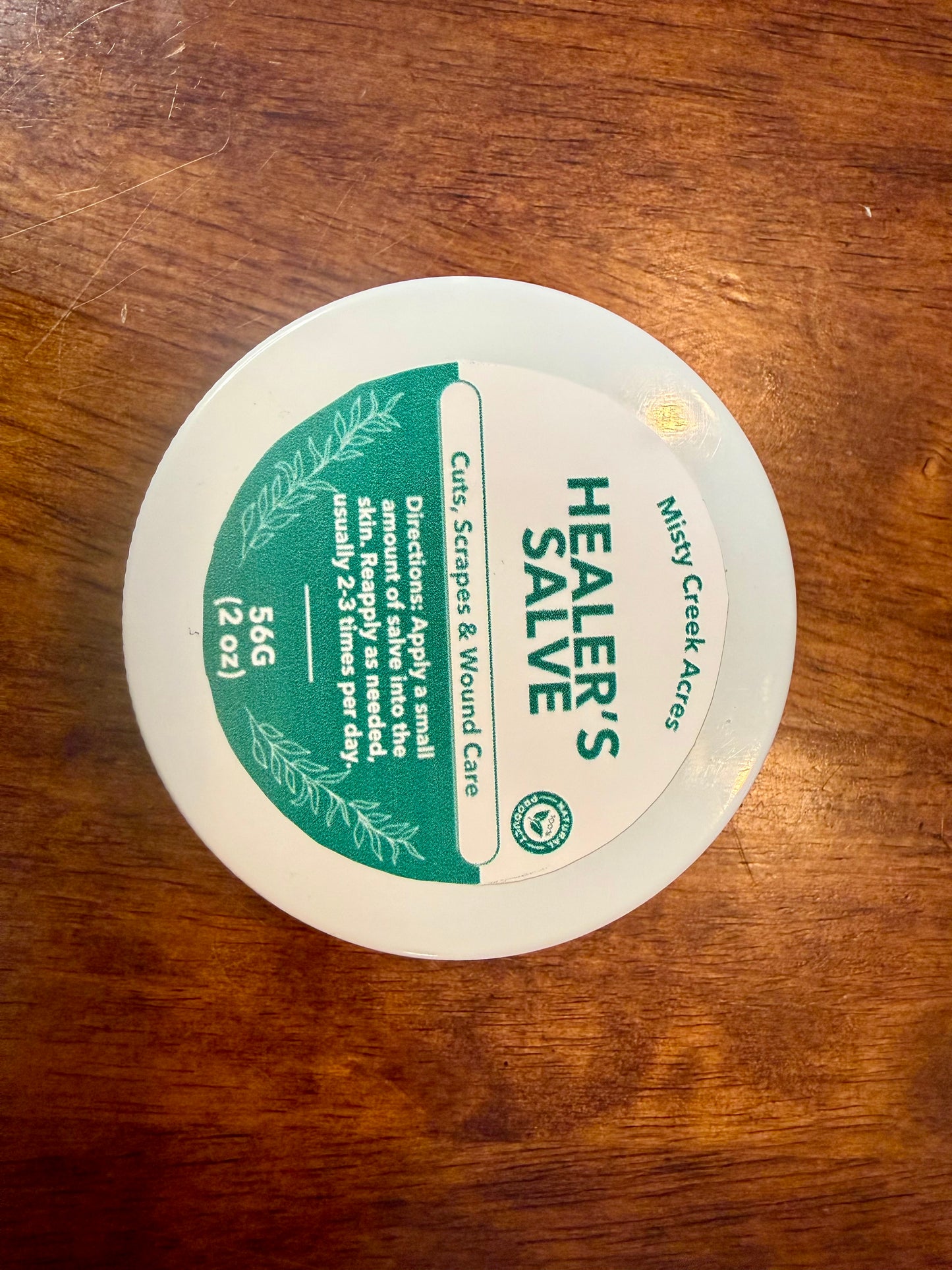 Healer’s Salve – Herbal Skin Support Balm comfort for cuts, scrapes & dry skin 2 ounce
