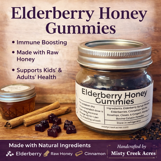 Elderberry Honey Gummies for Kids | 60 Gummies per Bag