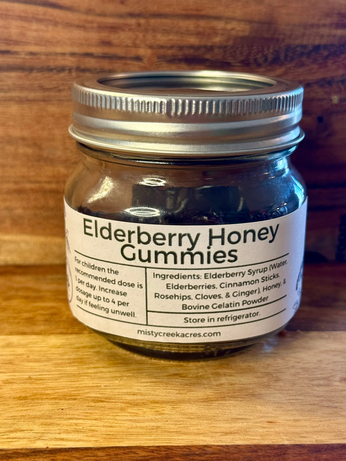 Elderberry Honey Gummies for Kids | 60 Gummies per Bag