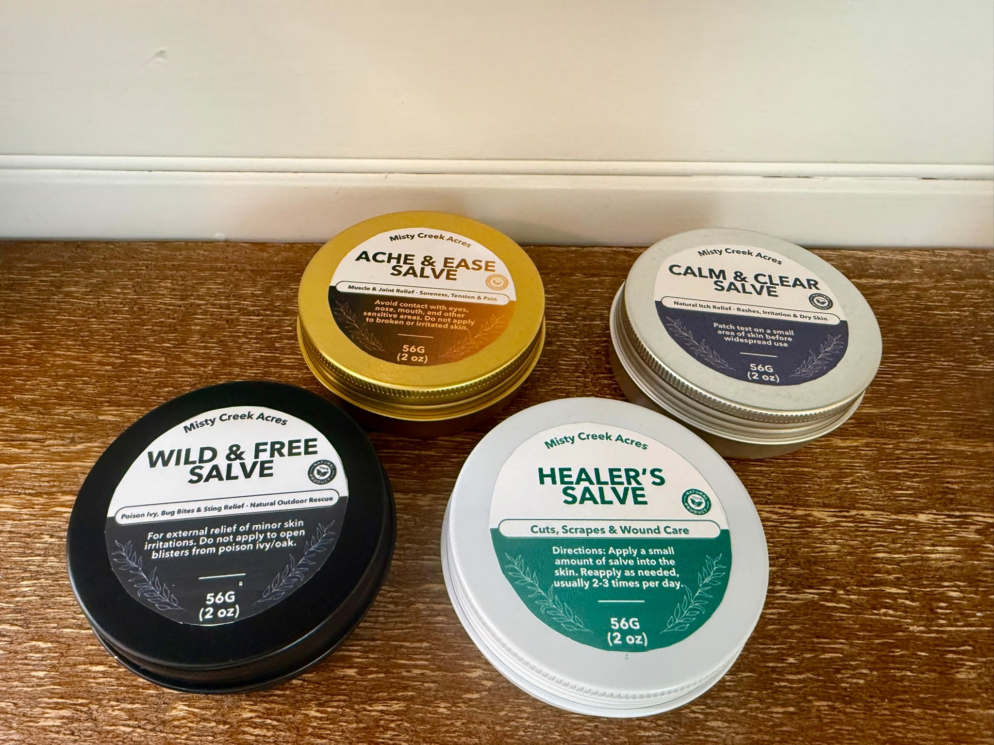 Homestead Remedy Collection – Herbal Salve First Aid Kit