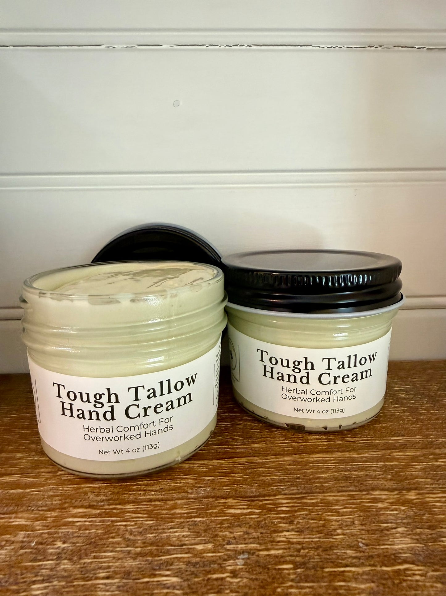 Tough Tallow Hand Cream for Men | Deep Moisture for Dry, Working Hands | Farm-Crafted Tallow Balm (4 oz)