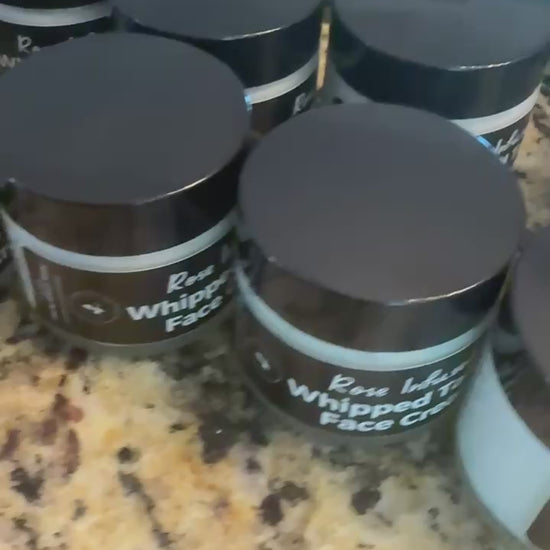 jars of rose infused whipped tallow face cream misty creek acres
