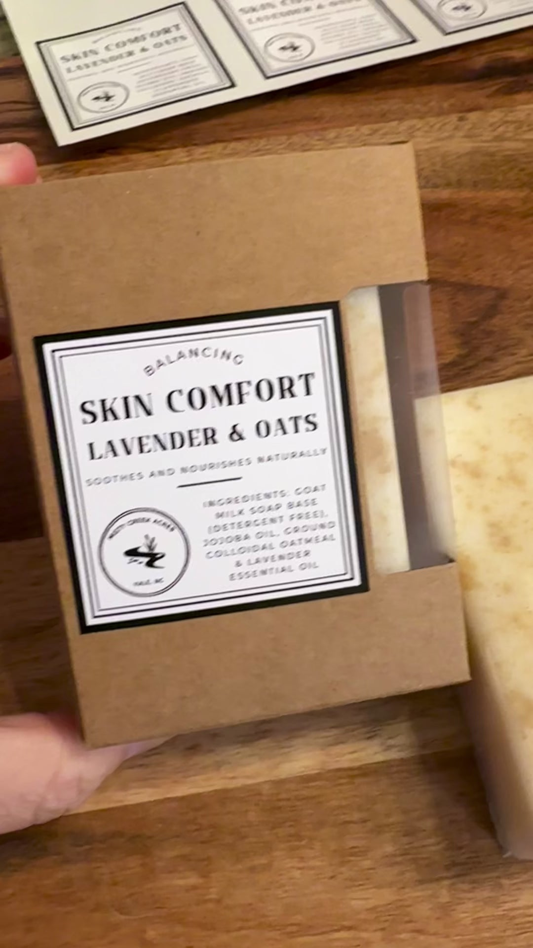 Skin Comfort Goat Milk Soap Misty Creek Acres Video 1